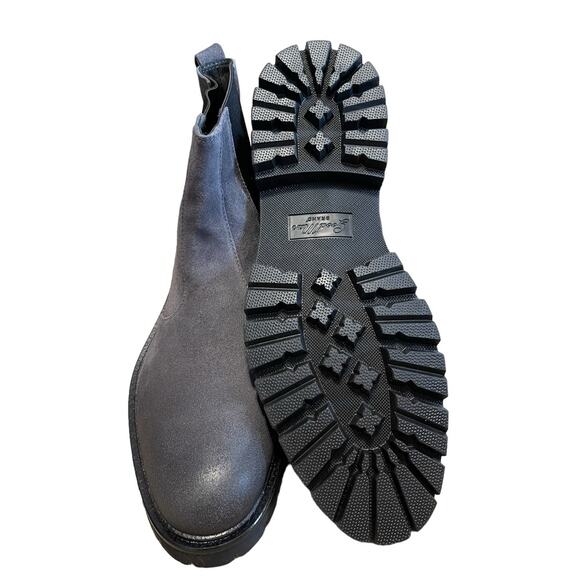 The Good Man Brand Mens Modern City Distressed Chelsea Boots Grey Suede 12 NIB - Picture 6 of 6